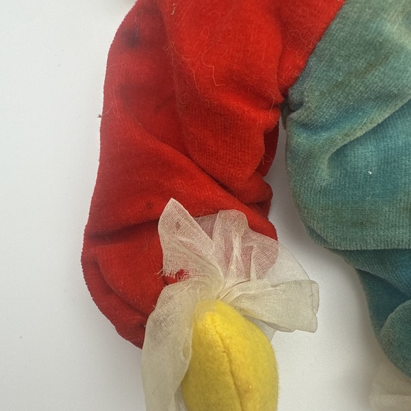 Christmas Elf Jester Vintage Folk Art Shelf Sitter Holiday Poseable 9" Tall - Picture 12 of 16